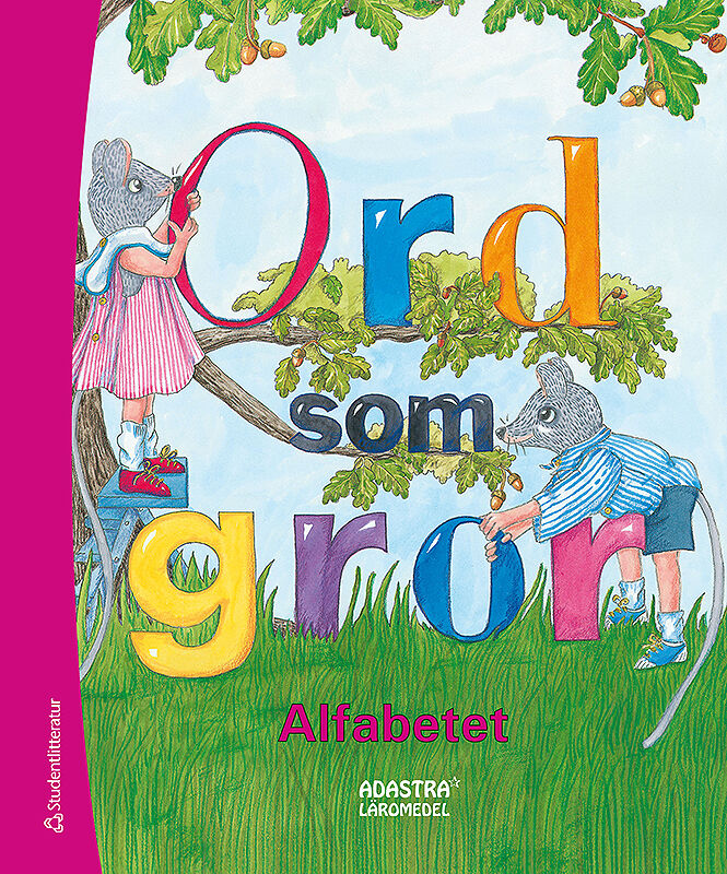 Omslag: Ord som gror : alfabetet