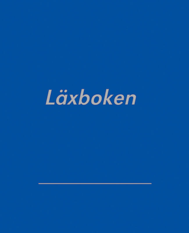 Omslag: Läxboken Blå