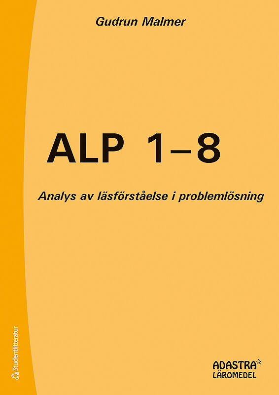 Omslag: ALP 1 - 8 - Analys av läsförståelse i problemlösning