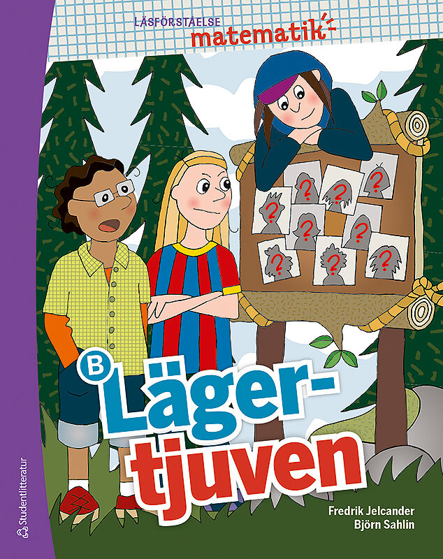 Omslag: Läsförståelse matematik B - Lägertjuven
