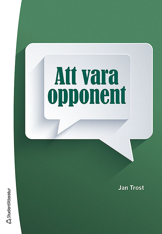 Omslag: Att vara opponent