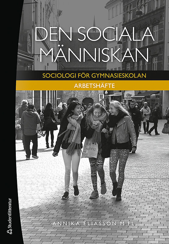 Omslag: Den sociala människan - Arbetshäfte Elevpaket - Digitalt + Tryckt - Sociologi för gymnasieskolan