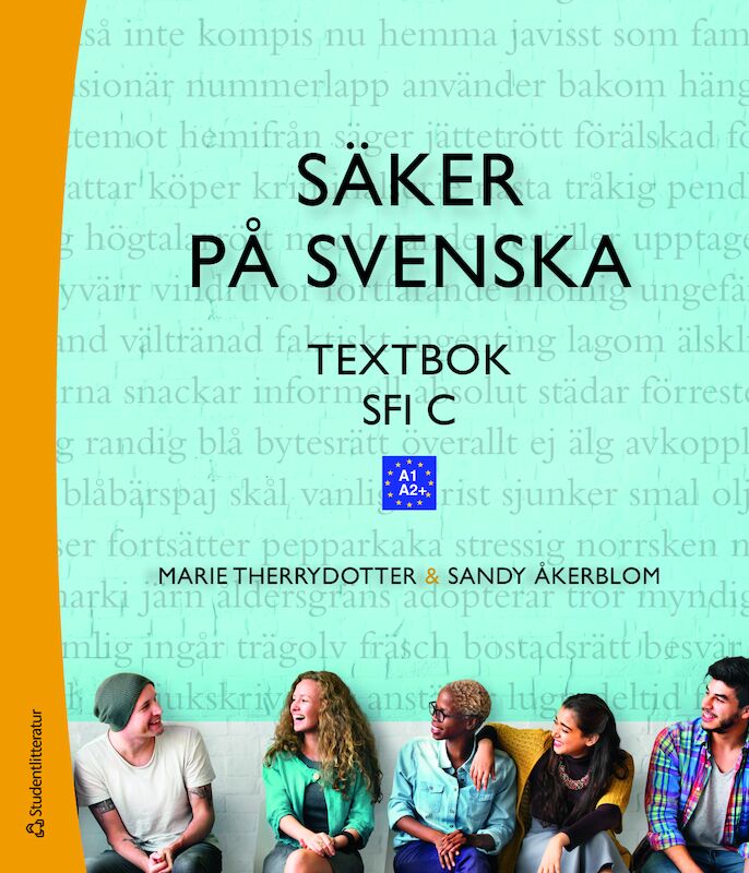 Omslag: Säker på svenska textbok Elevpaket - Digitalt +Tryckt - Sfi C