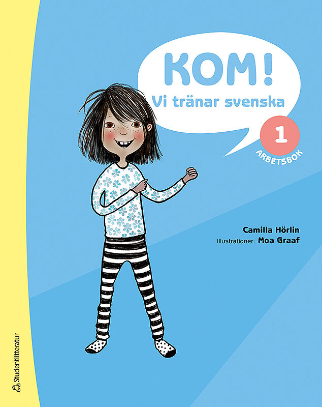 Omslag: Kom! Vi tränar svenska Arbetsbok 1