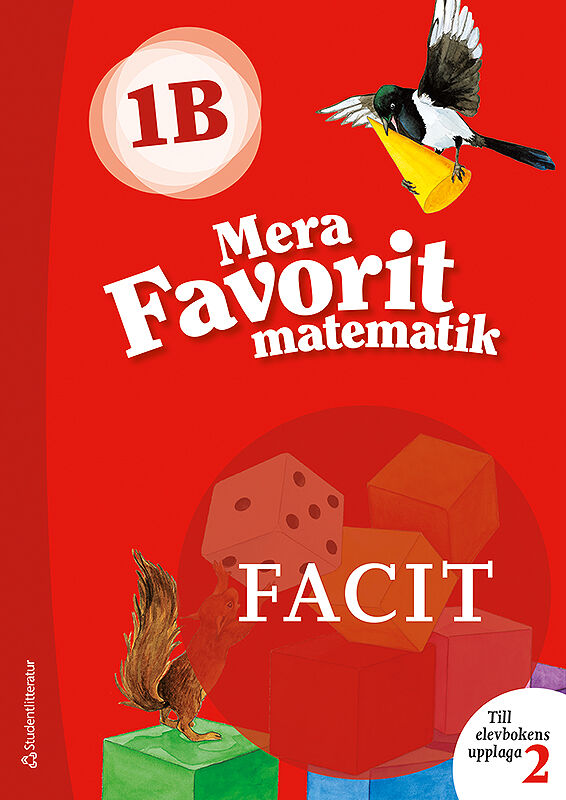 Omslag: Mera Favorit matematik 1B Facit till uppl.2, 5-pack