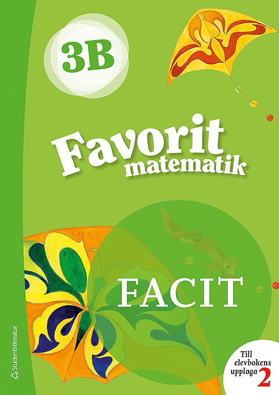 Omslag: Favorit matematik 3B Facit till uppl. 2, 5-pack