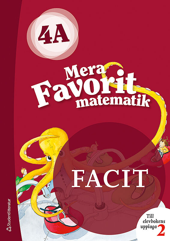 Omslag: Mera Favorit matematik 4A  Facit till uppl.2, 5-pack