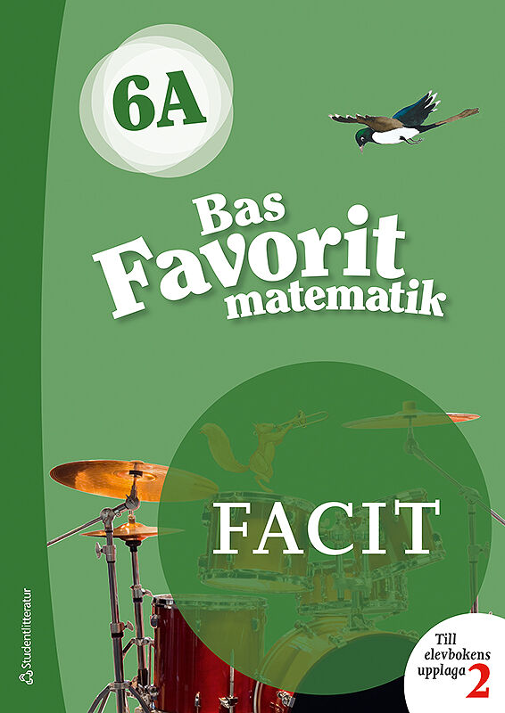 Omslag: Bas Favorit matematik 6A Facit till uppl.2, 5-pack