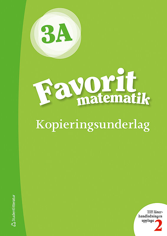 Omslag: Favorit matematik 3A Kopieringsunderlag