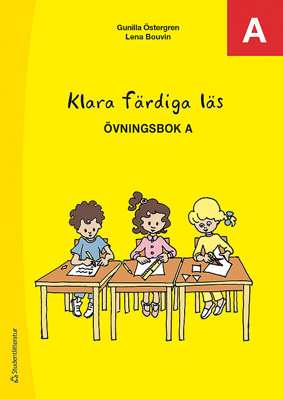 Omslag: Klara färdiga läs Övningsbok A