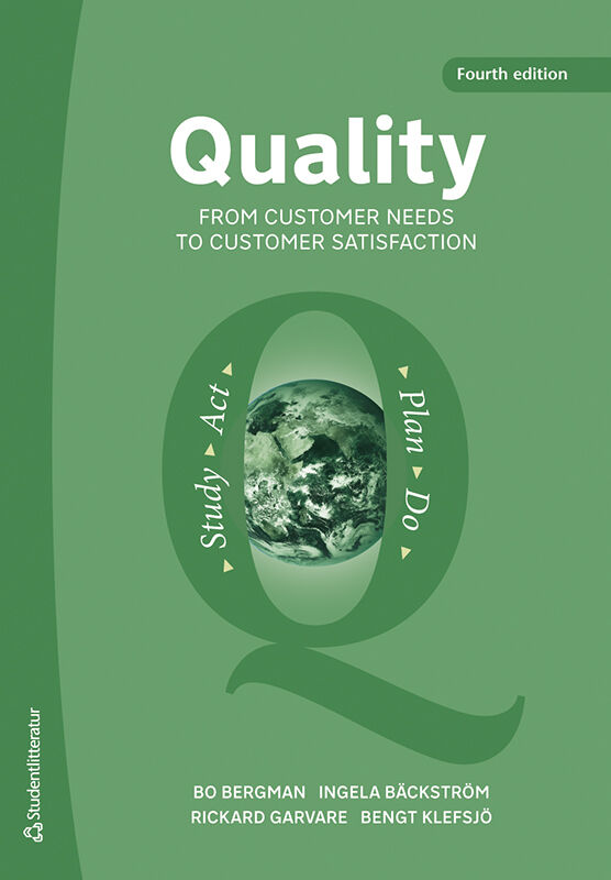 Omslag: Quality from Customer Needs to Customer Satisfaction