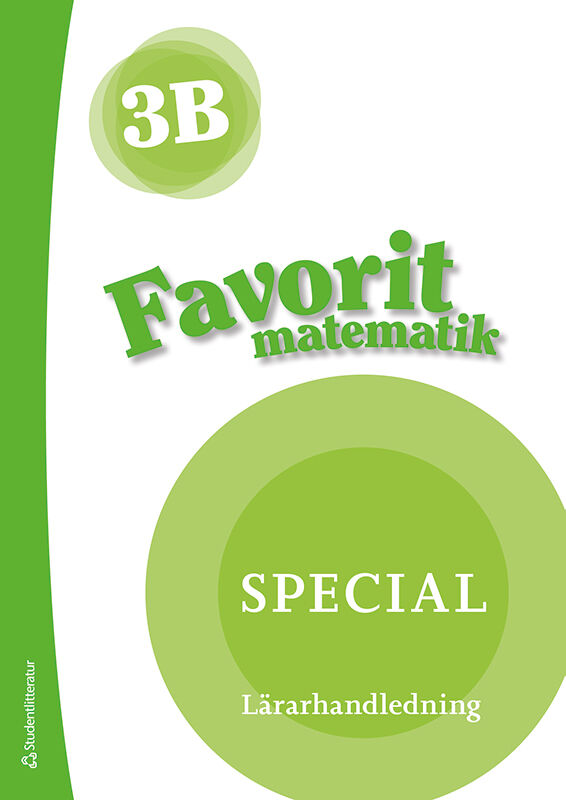 Omslag: Favorit matematik 3B Special Lärarpaket - Tryckt + Digital lärarlicens 36 mån
