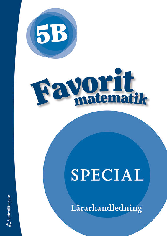 Omslag: Favorit matematik 5B Special Lärarpaket - Tryckt + Digital lärarlicens 36 mån
