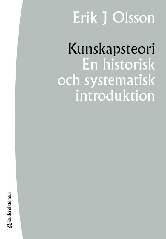 Omslag: Kunskapsteori : en historisk och systematisk introduktion