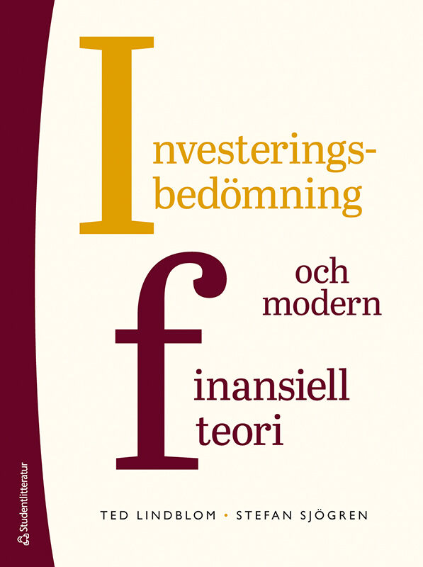 Omslag: Investeringsbedömning och modern finansiell teori