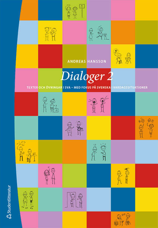 Omslag: Dialoger 2 Elevpaket -Tryckt bok + Digital elevlicens 12 mån - Texter och övningar i Sva med fokus på svenska i vardagssituationer