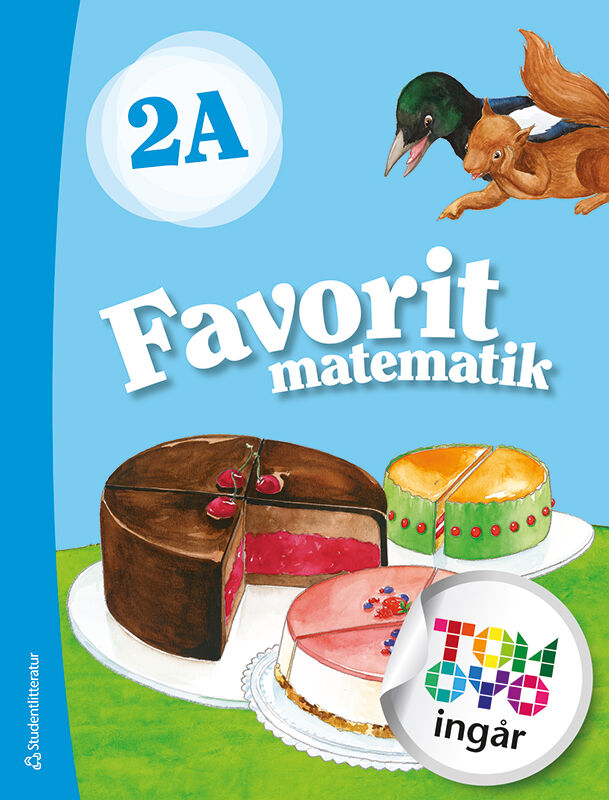 Omslag: Favorit matematik 2A Elevpaket - Tryckt bok  + Digital elevlicens 12 mån
