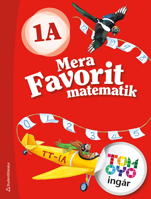 Omslag: Mera Favorit matematik 1A Elevpaket - Tryckt bok  + Digital elevlicens 12 mån