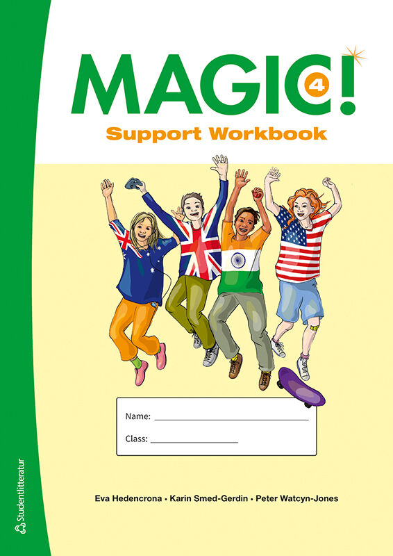 Omslag: Magic! 4 Support Workbook - Tryckt bok + Digital elevlicens 12 mån -