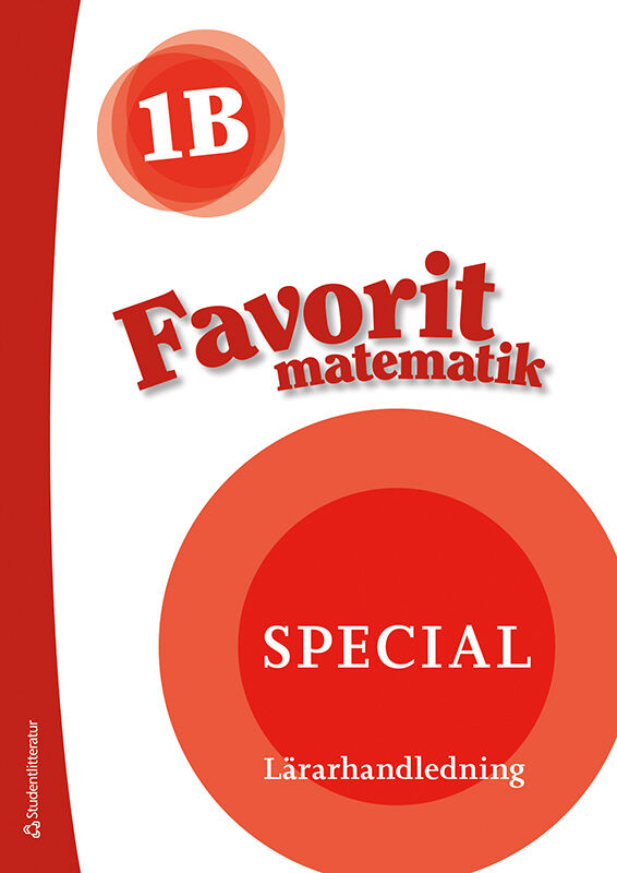 Omslag: Favorit matematik 1B Special Lärarpaket - Tryckt + Digital lärarlicens 36 mån