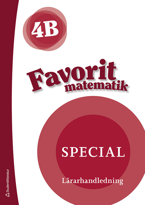 Omslag: Favorit matematik 4B Special Lärarpaket - Tryckt + Digital lärarlicens 36 mån