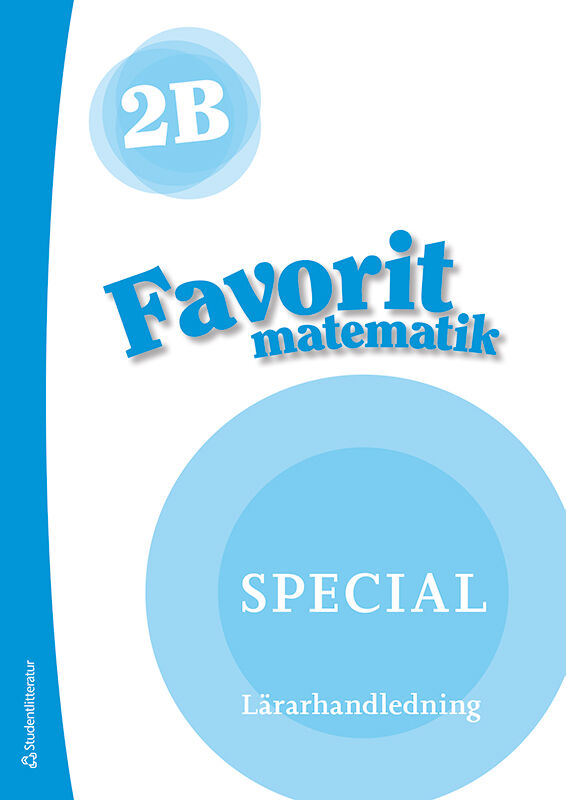 Omslag: Favorit matematik 2B Special Lärarpaket - Tryckt + Digital lärarlicens 36 mån