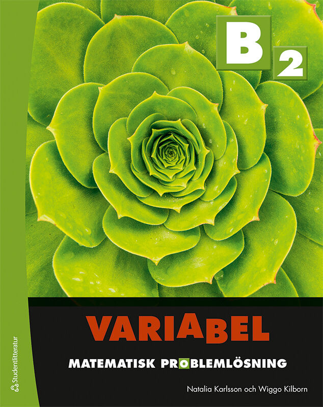 Omslag: Variabel B2 Elevpaket - Tryckt bok +  Digital elevlicens 12 mån - Matematisk problemlösning