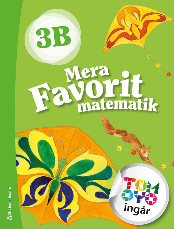 Omslag: Mera Favorit matematik 3B Elevpaket - Tryckt bok  + Digital elevlicens 12 mån