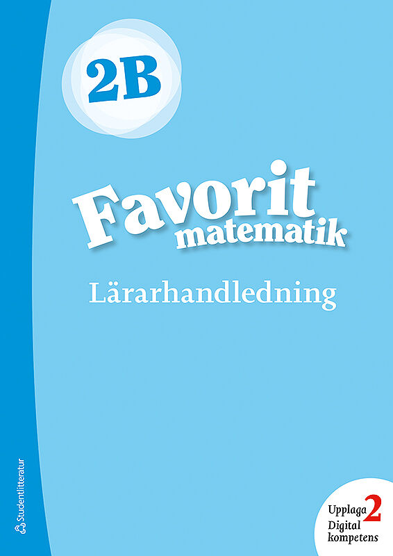 Omslag: Favorit matematik 2B Lärarpaket - Tryckt bok + Digital lärarlicens 36 mån
