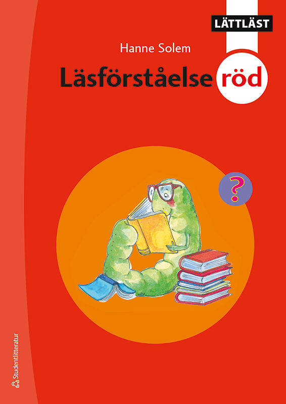 Omslag: Läsförståelse Röd Lättläst
