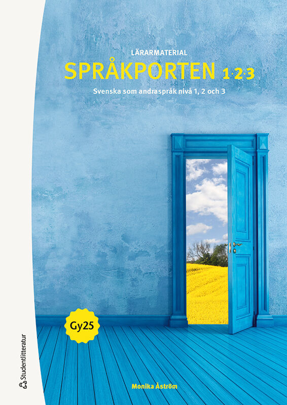 Omslag: Språkporten nivå 1, 2, 3 Lärarpaket - Tryckt bok + Digital lärarlicens 36 mån - Fjärde upplagan