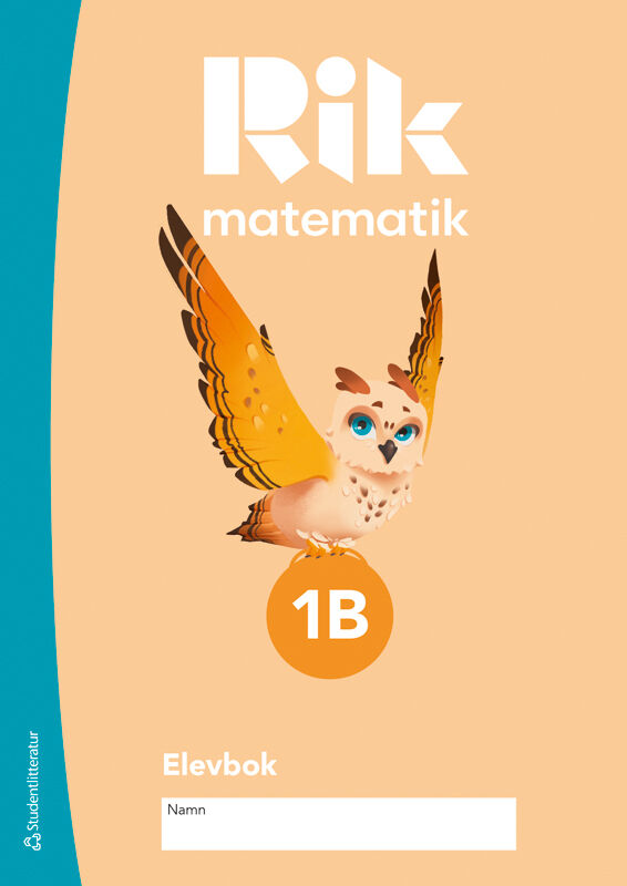 Omslag: Rik matematik 1B Elevpaket - Tryckt bok + Digital elevlicens 12 mån