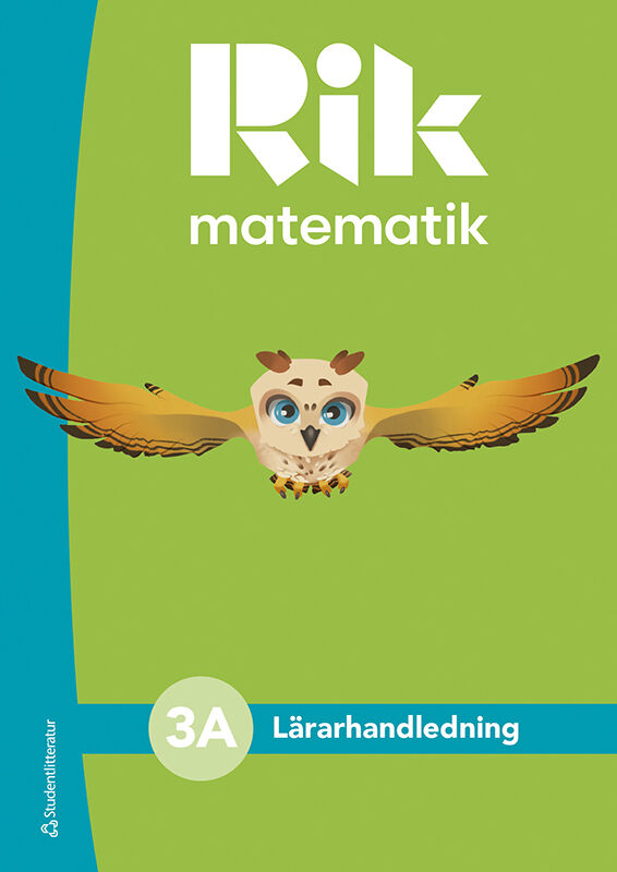 Omslag: Rik matematik 3A Lärarpaket - Tryckt bok + Digital lärarlicens 36 mån