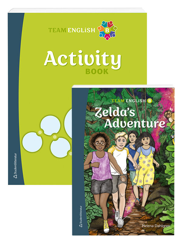 Omslag: Team English B - Elevpaket Tryckt böcker + Digital elevlicens 12 mån