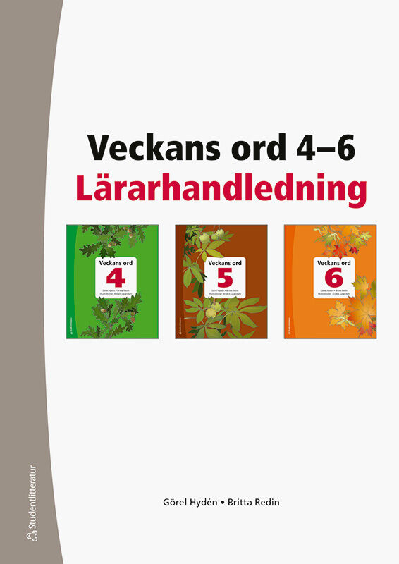 Omslag: Veckans ord 4-6 Lärarhandledning