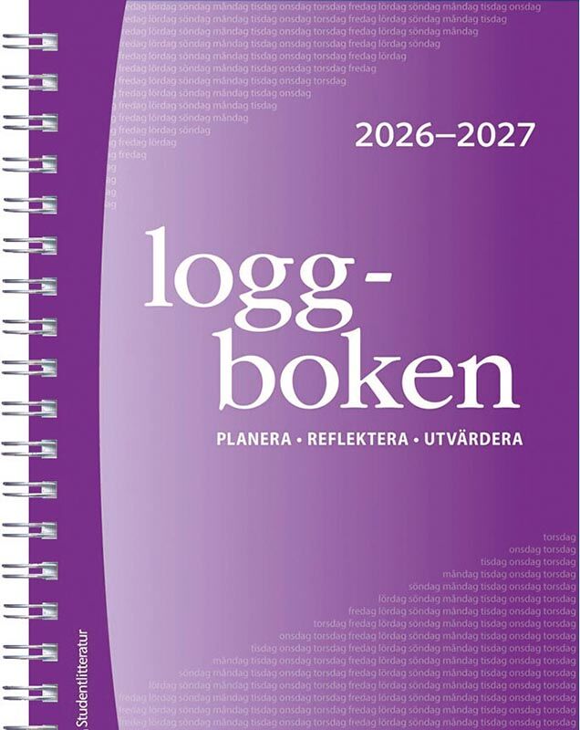 Omslag: Loggboken 2026/2027