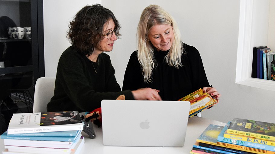 Bild på Maria Heimer och Maria Olsson.