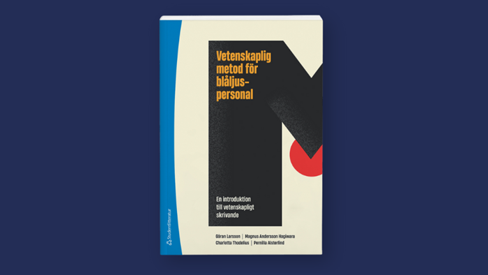 Mockup av boken Vetenskaplig metod för blåljuspersonal