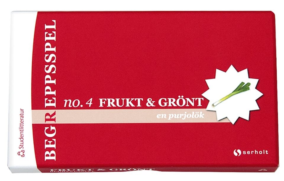 ISBN 9789144093079 Begreppsspel Frukt och grönt