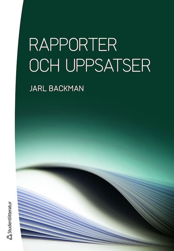 ISBN 9789144097329 Rapporter och uppsatser