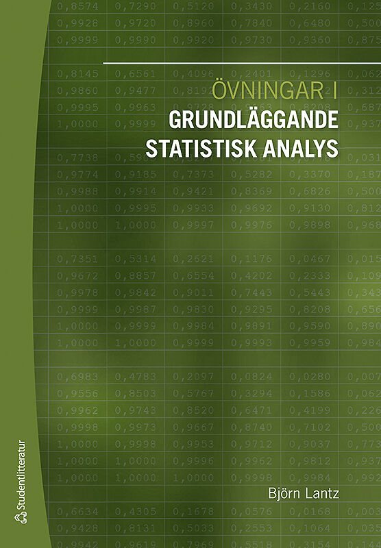 ISBN 9789144137155 Övningar i Grundläggande statistisk analys