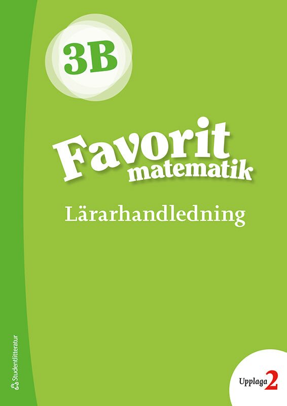 ISBN 9789144139319 Favorit matematik 3B - Digital lärarlicens 12 mån