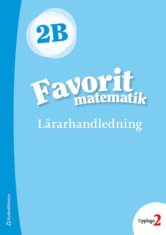 ISBN 9789144139357 Favorit matematik 2B - Digital lärarlicens 12 mån