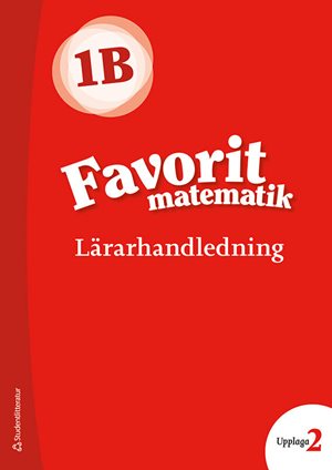 ISBN 9789144139364 Favorit matematik 1B - Digital lärarlicens 12 mån