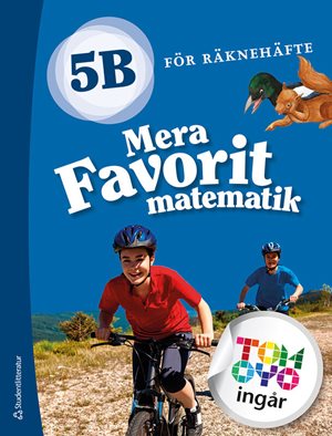 ISBN 9789144143637 Mera Favorit matematik 5B för räknehäfte - Digital elevlicens 12 mån