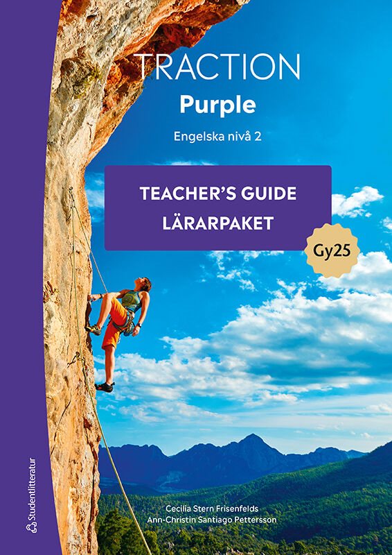 ISBN 9789144151984 Traction Purple Lärarpaket - Tryckt bok + Digital lärarlicens 36 mån