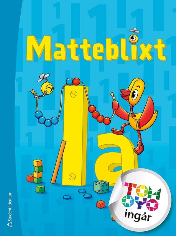 ISBN 9789144160436 Matteblixt 1a Elevpaket - Tryckt bok +  Digital elevlicens 12 mån