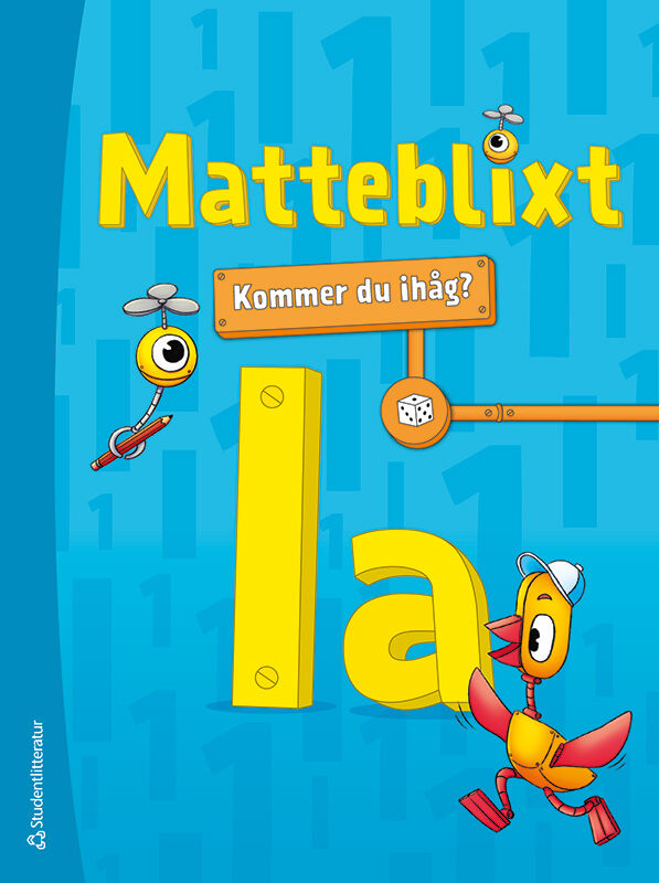 ISBN 9789144160436 Matteblixt 1a Elevpaket - Tryckt bok +  Digital elevlicens 12 mån
