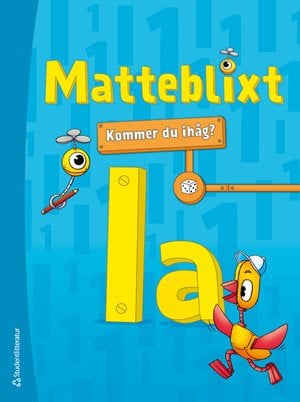 ISBN 9789144160436 Matteblixt 1a Elevpaket - Tryckt bok + Digital elevlicens 12 mån