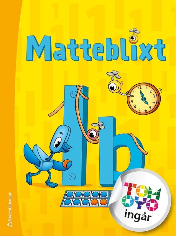 ISBN 9789144160948 Matteblixt 1b Elevpaket - Tryckt bok  + Digital elevlicens 12 mån